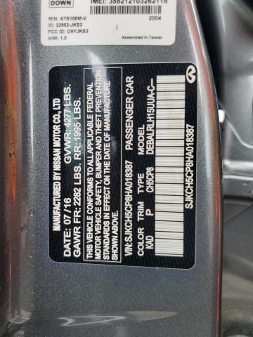 SJKCH5CP8HA018387 - 2017 INFINITI QX30 BASE Gümüş foto 12