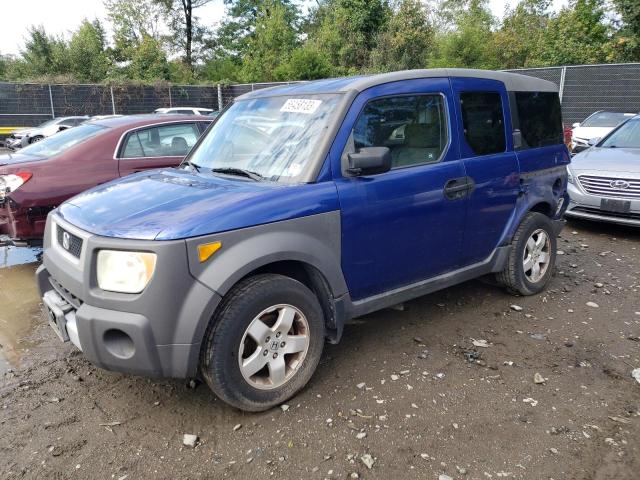 5J6YH28664L028738 - 2004 HONDA ELEMENT EX BLUE photo 1