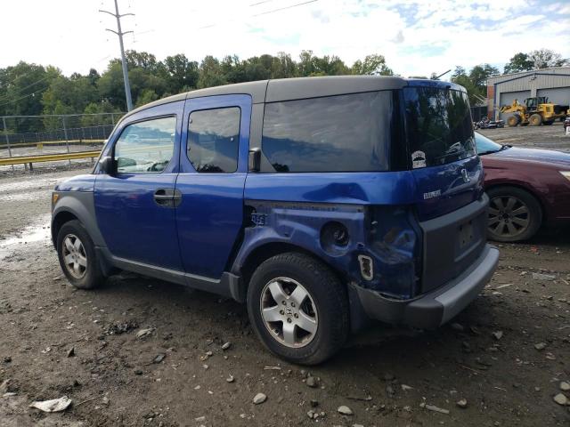 5J6YH28664L028738 - 2004 HONDA ELEMENT EX BLUE photo 2