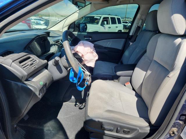 2HKRM4H5XGH619768 - 2016 HONDA CR-V EX BLUE photo 7