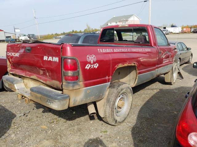 3B7KF2668XM582919 - 1999 DODGE RAM 2500 RED photo 3