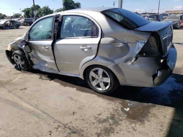 KL1TD56E69B662935 - 2009 CHEVROLET AVEO LS SILVER photo 2