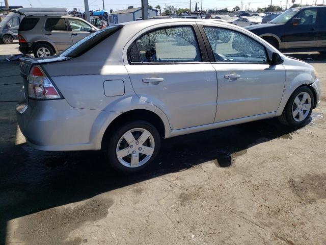 KL1TD56E69B662935 - 2009 CHEVROLET AVEO LS SILVER photo 3