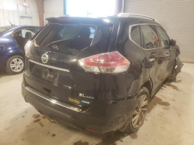 5N1AT2MV0EC863895 - 2014 NISSAN ROGUE S BLACK photo 4