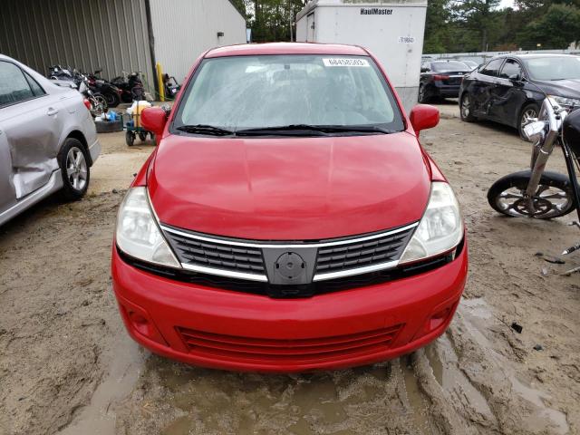 3N1BC13EX8L414353 - 2008 NISSAN VERSA S RED photo 5