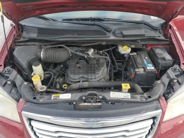 2C4RC1BG6DR621480 - 2013 CHRYSLER TOWN & COU TOURING ბურგუნდია ფოტო 12