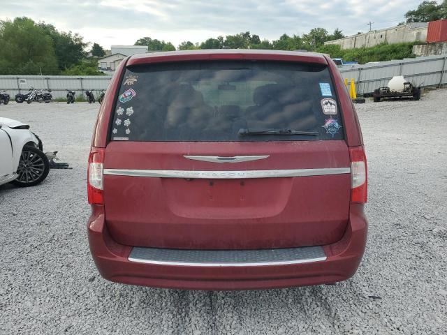 2C4RC1BG6DR621480 - 2013 CHRYSLER TOWN & COU TOURING ბურგუნდია ფოტო 6