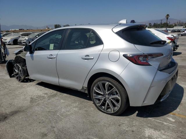 JTNK4RBEXK3050296 - 2019 TOYOTA COROLLA SE Сріблястий фото 2