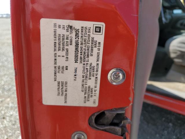 3GKEC16R8WG508394 - 1998 GMC SUBURBAN C1500 RED photo 12