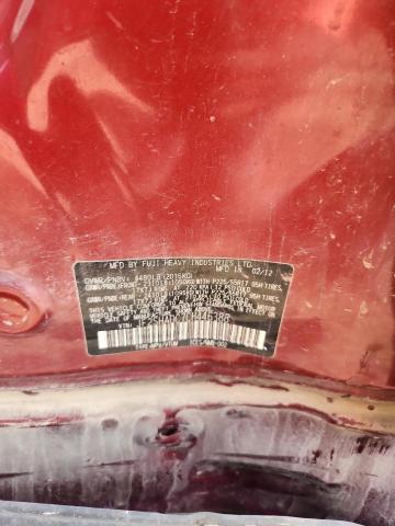 JF2SHADC7CH446388 - 2012 SUBARU FORESTER 2.5X PREMIUM 红色 照片 13