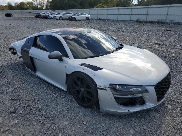 WUAAU34248N004155 - 2008 AUDI R8 4.2 QUATTRO SILVER photo 4