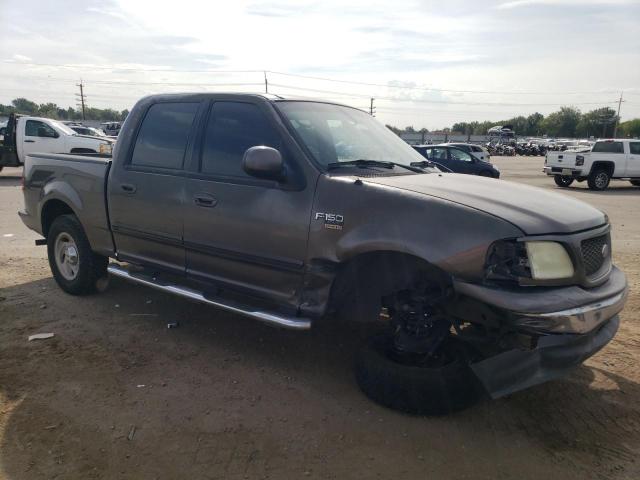 1FTRW07683KB98898 - 2003 FORD F-150 SUPERCREW GRAY photo 4