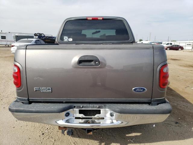 1FTRW07683KB98898 - 2003 FORD F-150 SUPERCREW GRAY photo 6