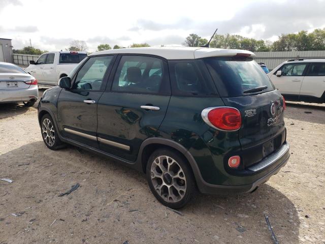 ZFBCFADH9EZ006886 - 2014 FIAT 500L TREKKING GREEN photo 2