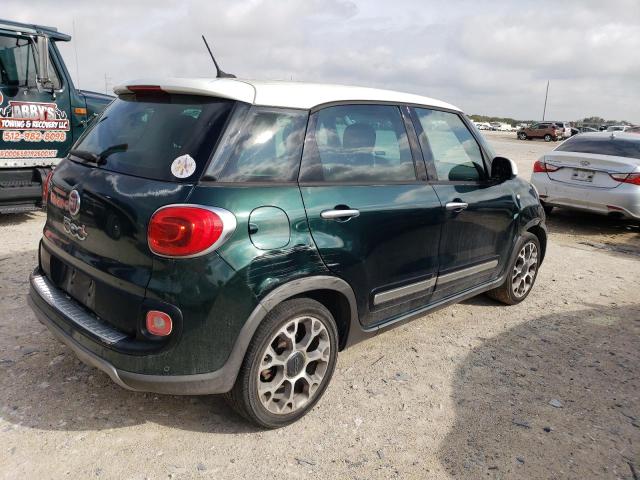 ZFBCFADH9EZ006886 - 2014 FIAT 500L TREKKING GREEN photo 3