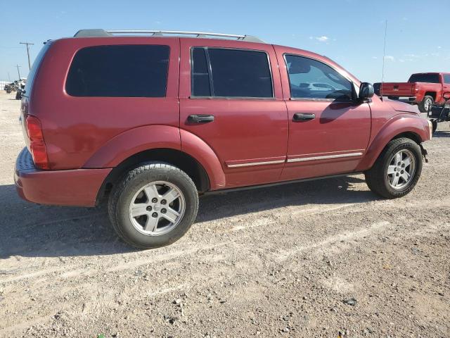 1D4HD58N86F176324 - 2006 DODGE DURANGO LIMITED RED photo 3