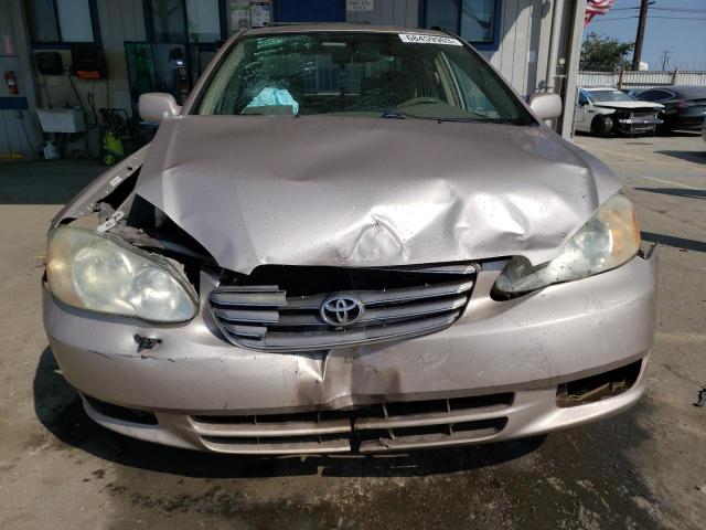 1NXBR38E13Z173065 - 2003 TOYOTA COROLLA CE GOLD photo 5