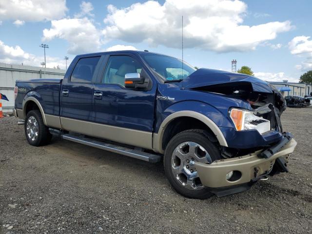 1FTFW1EV4AFC10179 - 2010 FORD F150 SUPERCREW BLUE photo 4