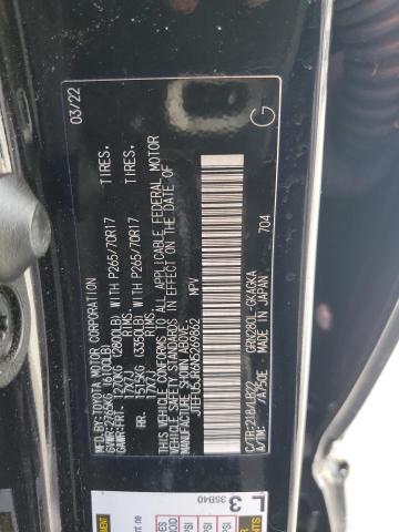 JTEFU5JR6N5269862 - 2022 TOYOTA 4RUNNER SR5 黑色 照片 13