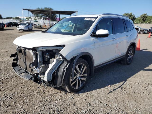 5FNYF6H04JB060679 - 2018 HONDA PILOT ELITE WHITE photo 1