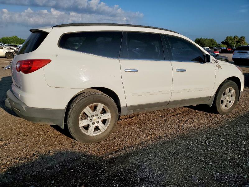 1GNKRGED4CJ425035 - 2012 CHEVROLET TRAVERSE LT WHITE photo 3