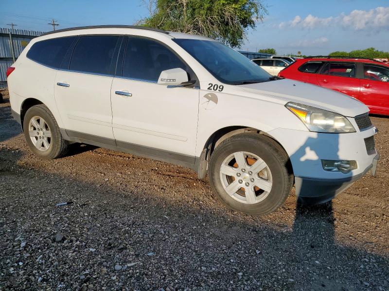1GNKRGED4CJ425035 - 2012 CHEVROLET TRAVERSE LT WHITE photo 4