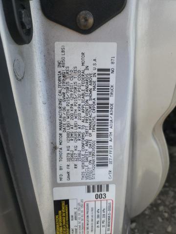 5TETX22N87Z335501 - 2007 TOYOTA TACOMA ACCESS CAB თეთრი ფოტო 13