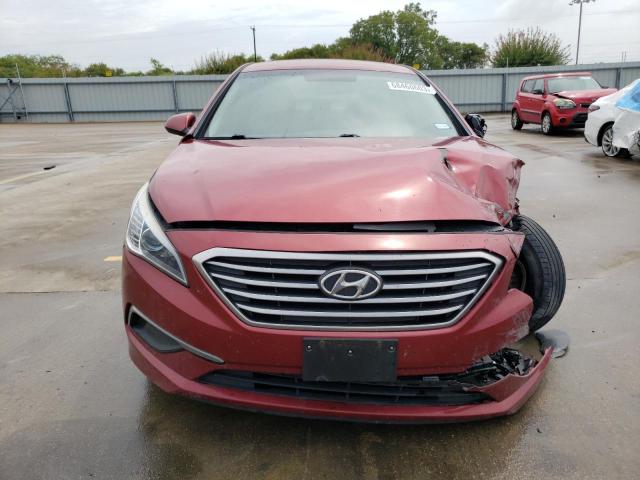 5NPE24AF0GH419814 - 2016 HYUNDAI SONATA SE RED photo 5