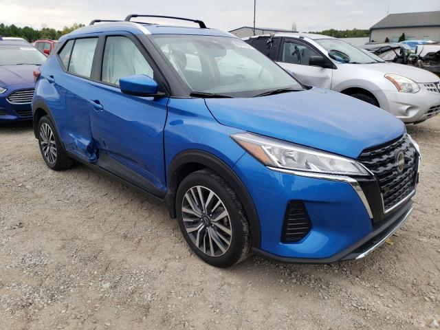 3N1CP5CV3NL521305 - 2022 NISSAN KICKS SV BLUE photo 4