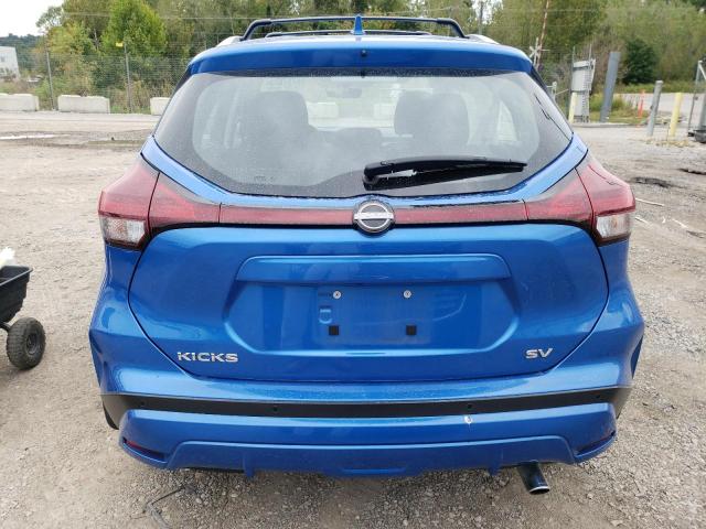 3N1CP5CV3NL521305 - 2022 NISSAN KICKS SV BLUE photo 6