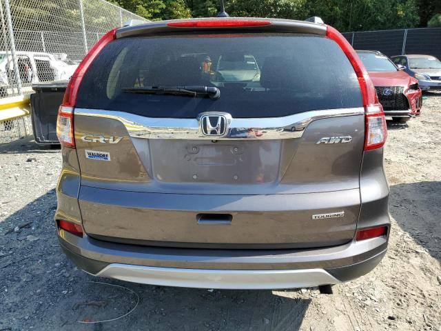 5J6RM4H97FL093428 - 2015 HONDA CR-V TOURING GRAY photo 6