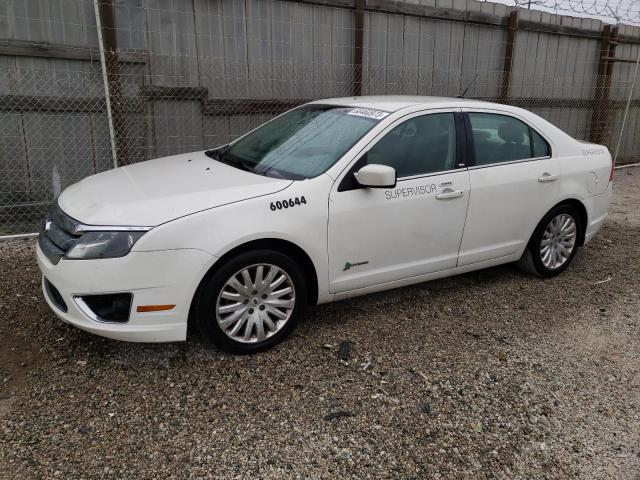 3FADP0L35CR157875 - 2012 FORD FUSION HYBRID WHITE photo 1