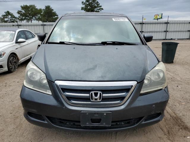 5FNRL38456B429801 - 2006 HONDA ODYSSEY EX GRAY photo 5