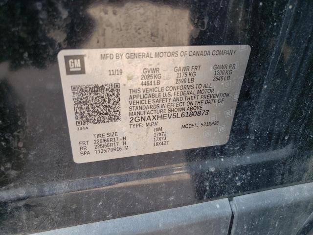 2GNAXHEV5L6180873 - 2020 CHEVROLET EQUINOX LS 黑色 照片 13