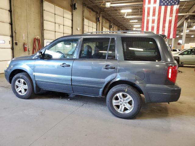 5FNYF185X5B032535 - 2005 HONDA PILOT EXL GRAY photo 2