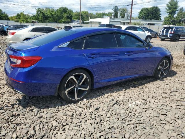 1HGCV1F38NA221323 - 2022 HONDA ACCORD SPORT BLUE photo 3