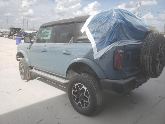 1FMDE5BH9NLB88635 - 2022 FORD BRONCO BASE BLUE photo 2