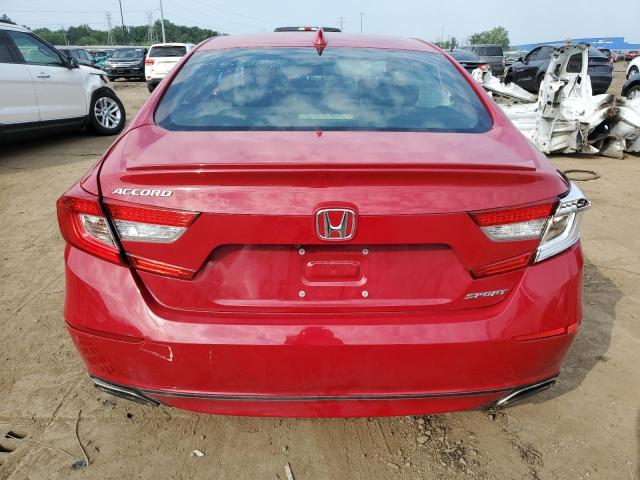 1HGCV1F38JA217735 - 2018 HONDA ACCORD SPORT RED photo 6