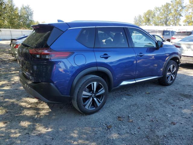 JN8AT3CA3MW024110 - 2021 NISSAN ROGUE SL BLUE photo 3