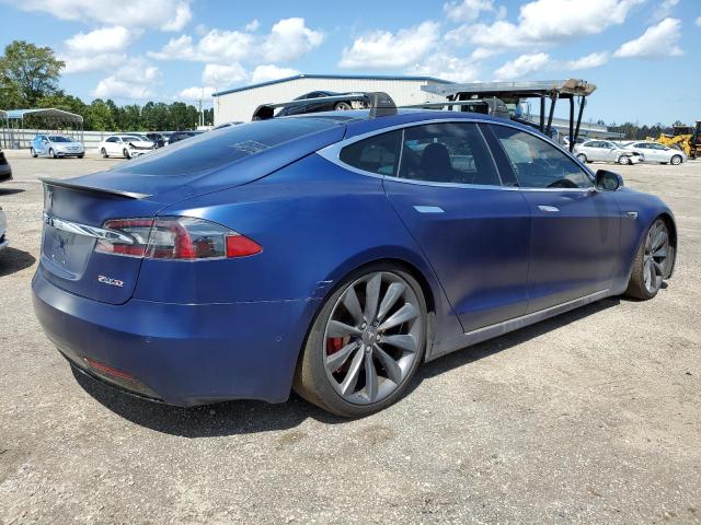 5YJSA1E46GF160001 - 2016 TESLA MODEL S Կապույտ լուսանկար 3