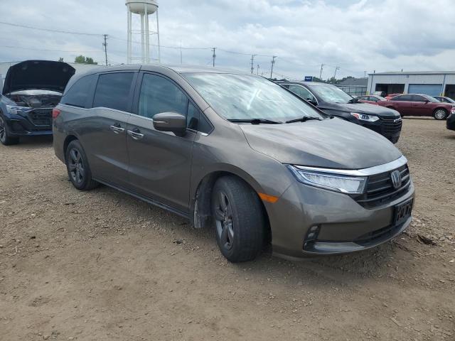 5FNRL6H59NB017051 - 2022 HONDA ODYSSEY EX GRAY photo 4