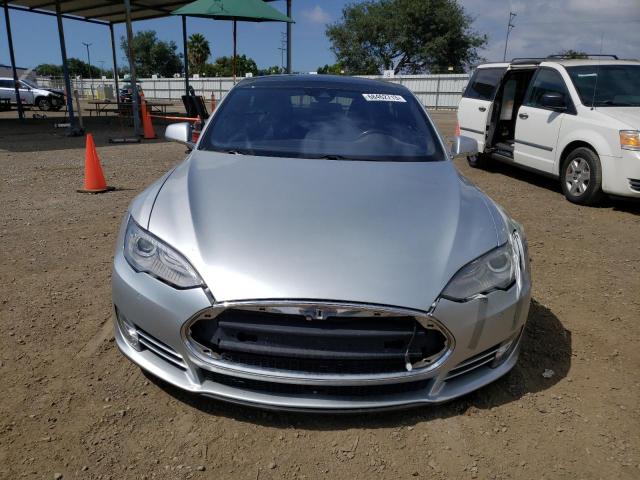 5YJSA1E21FF117943 - 2015 TESLA MODEL S Արծաթագույն լուսանկար 5