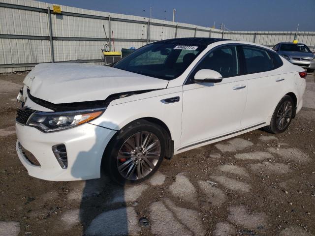 5XXGV4L26HG138656 - 2017 KIA OPTIMA SXL WHITE photo 1