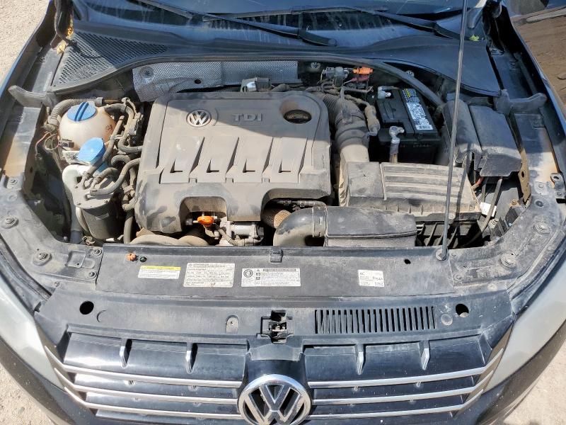 1VWCN7A33CC060967 - 2012 VOLKSWAGEN PASSAT SEL BLACK photo 11