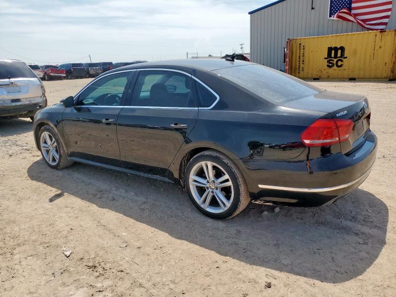 1VWCN7A33CC060967 - 2012 VOLKSWAGEN PASSAT SEL BLACK photo 2
