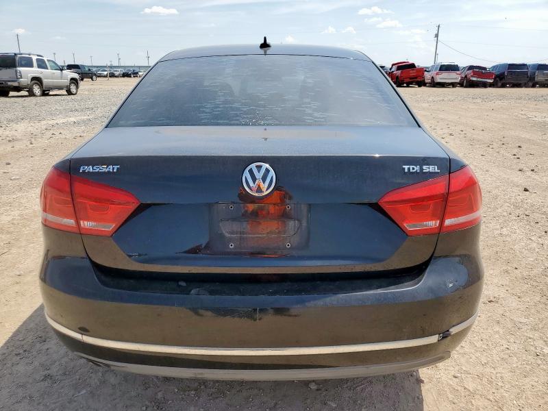 1VWCN7A33CC060967 - 2012 VOLKSWAGEN PASSAT SEL BLACK photo 6