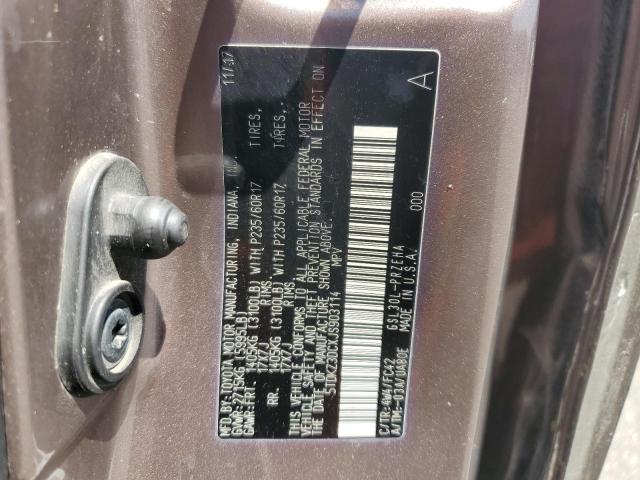 5TDKZ3DCXJS903114 - 2018 TOYOTA SIENNA LE Boz foto 12