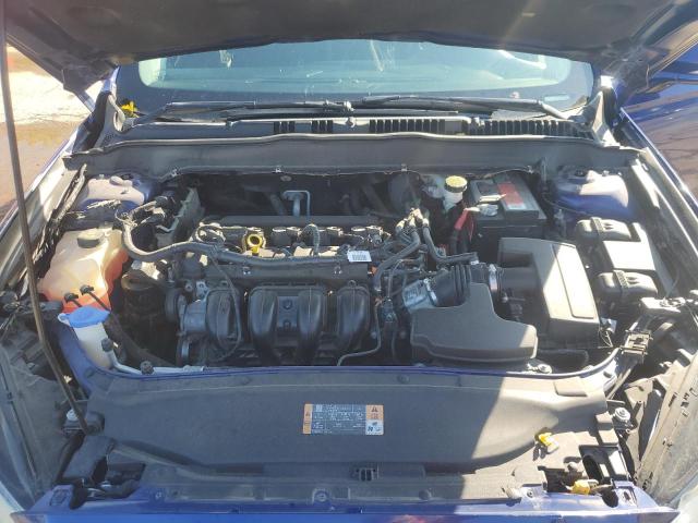 3FA6P0H71DR253458 - 2013 FORD FUSION SE BLUE photo 11