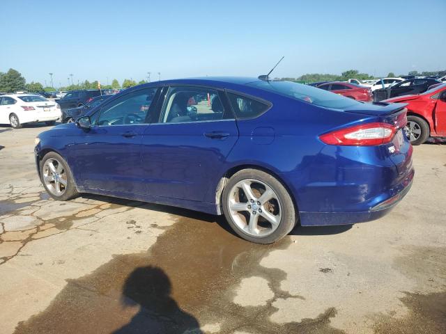 3FA6P0H71DR253458 - 2013 FORD FUSION SE BLUE photo 2