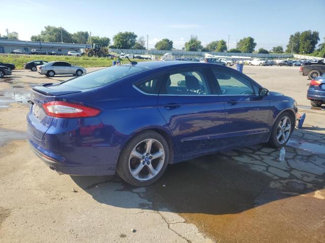 3FA6P0H71DR253458 - 2013 FORD FUSION SE BLUE photo 3